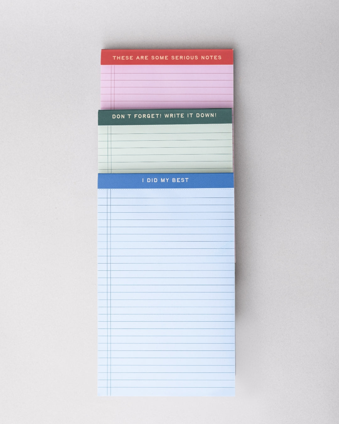 Mini Legal Pad Set - Serious Notes [PRE ORDER]