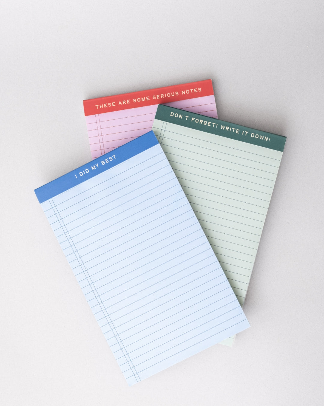 Mini Legal Pad Set - Serious Notes [PRE ORDER]