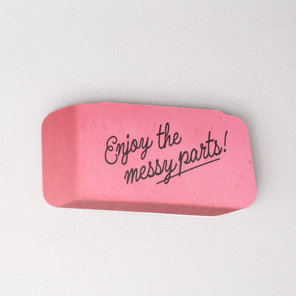 
                      
                        Eraser Notepad - Enjoy The Messy Part [PRE ORDER]
                      
                    