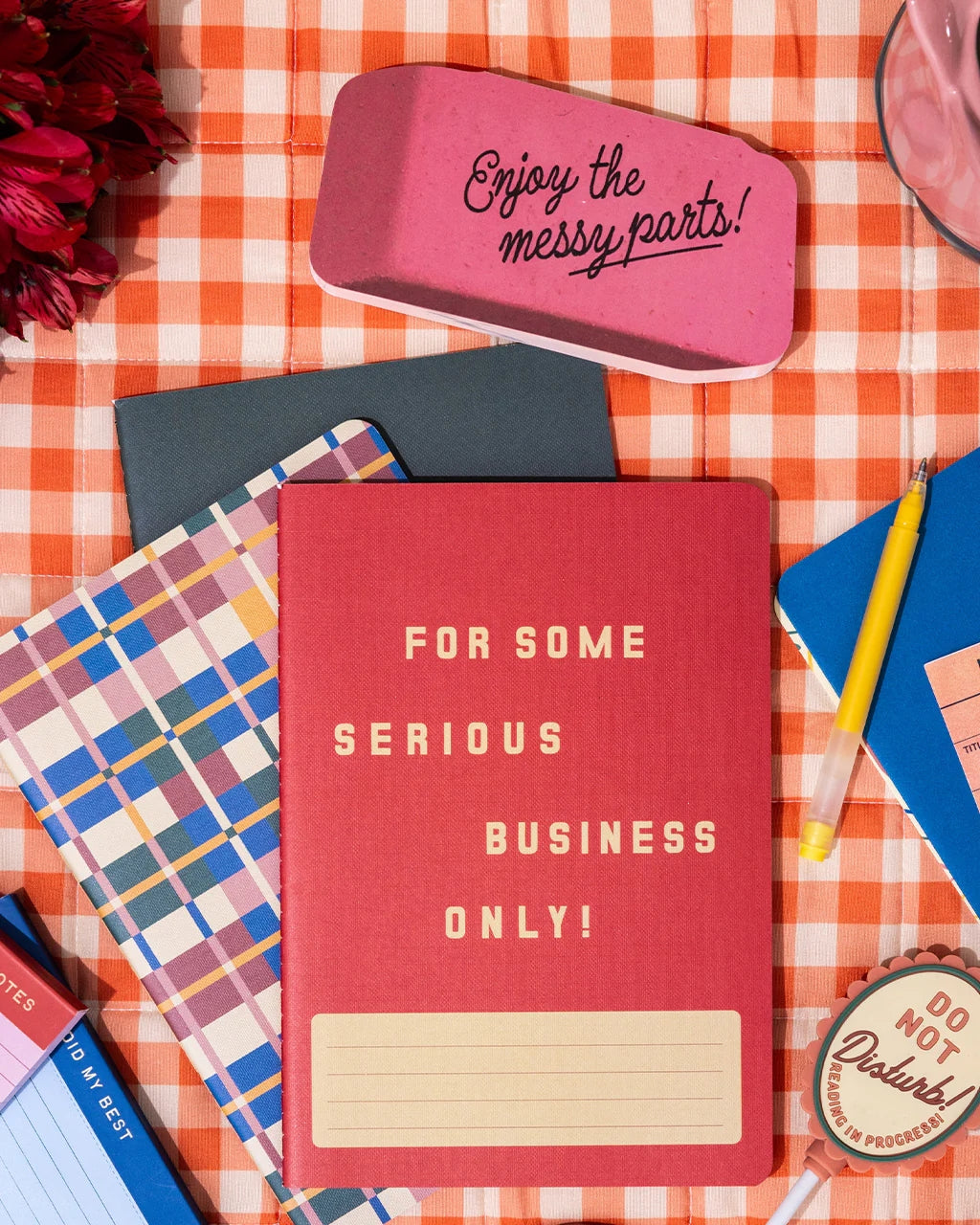 Eraser Notepad - Enjoy The Messy Part [PRE ORDER]