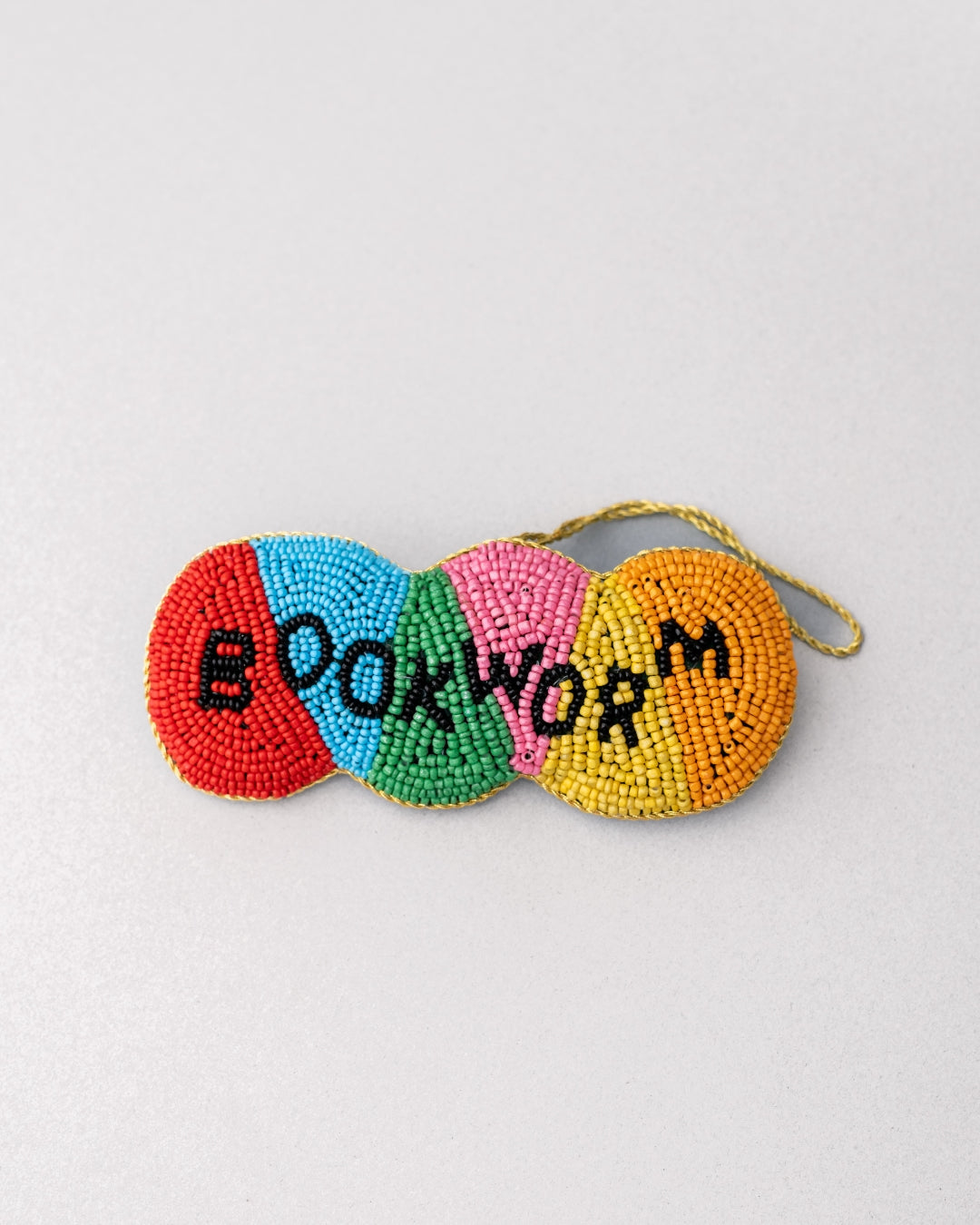 Beaded Ornament - Bookworm [PRE ORDER]