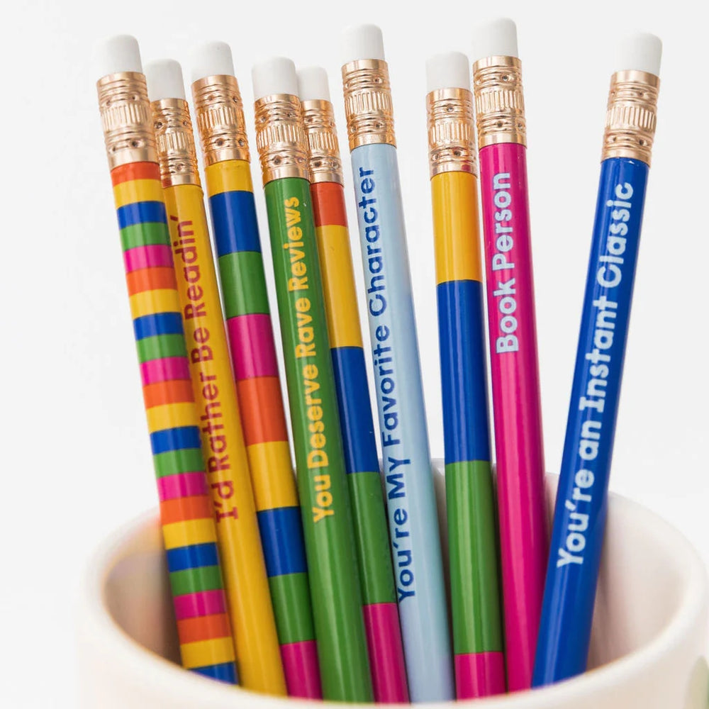 Write On Pencil Set - Rather Be Readin'