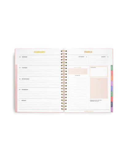 12-Month Soft Cover Planner Large 2024 - Make Time To Make Magic