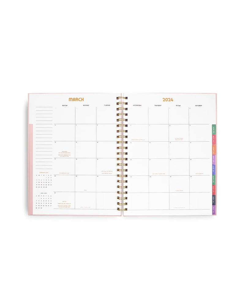 
                      
                        12-Month Soft Cover Planner Large 2024 - Make Time To Make Magic
                      
                    