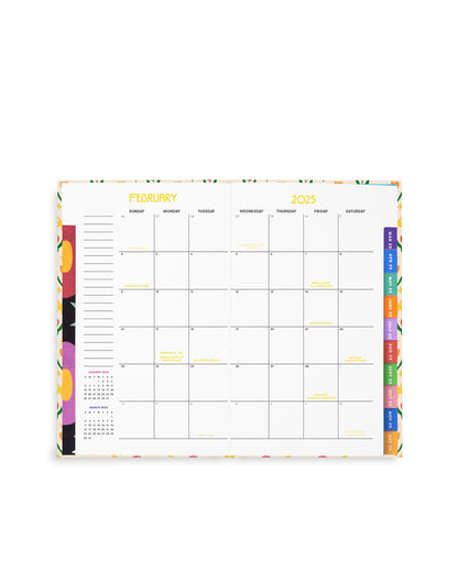 17-Month Planner [2024/2025] Classic - Cream Tulips [PRE ORDER]
