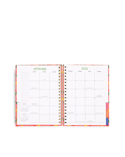 17-Month Planner [2024/2025] Large - Pink Tulips [PRE ORDER]