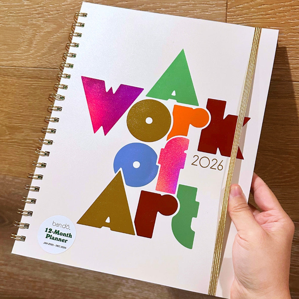
                      
                        12-Month Soft Cover Planner Large 2026 - A Work Of Art [PRE ORDER]
                      
                    