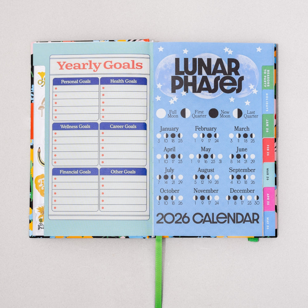 
                      
                        12-Month Annual Planner Classic 2026 - Black Floral [PRE ORDER]
                      
                    