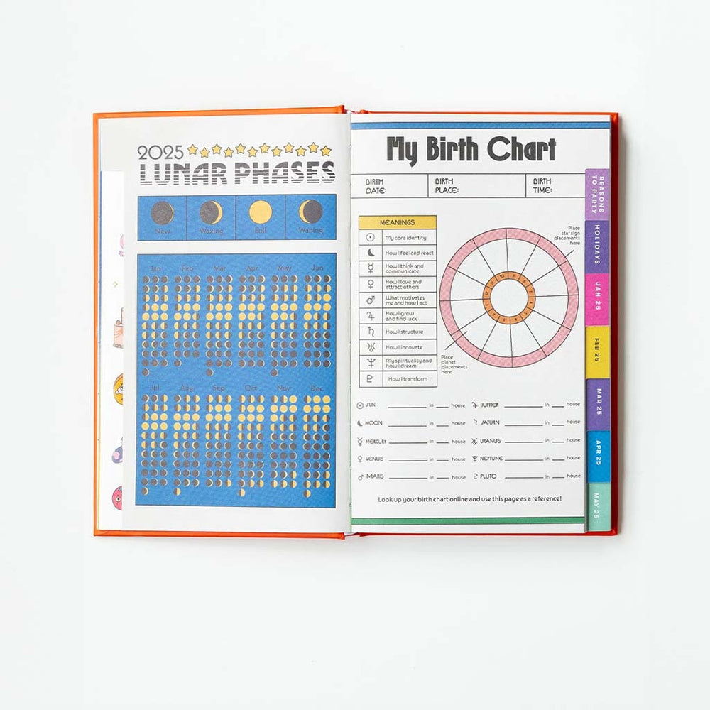
                      
                        12-Month Annual Planner Classic 2025 - Colorblock
                      
                    