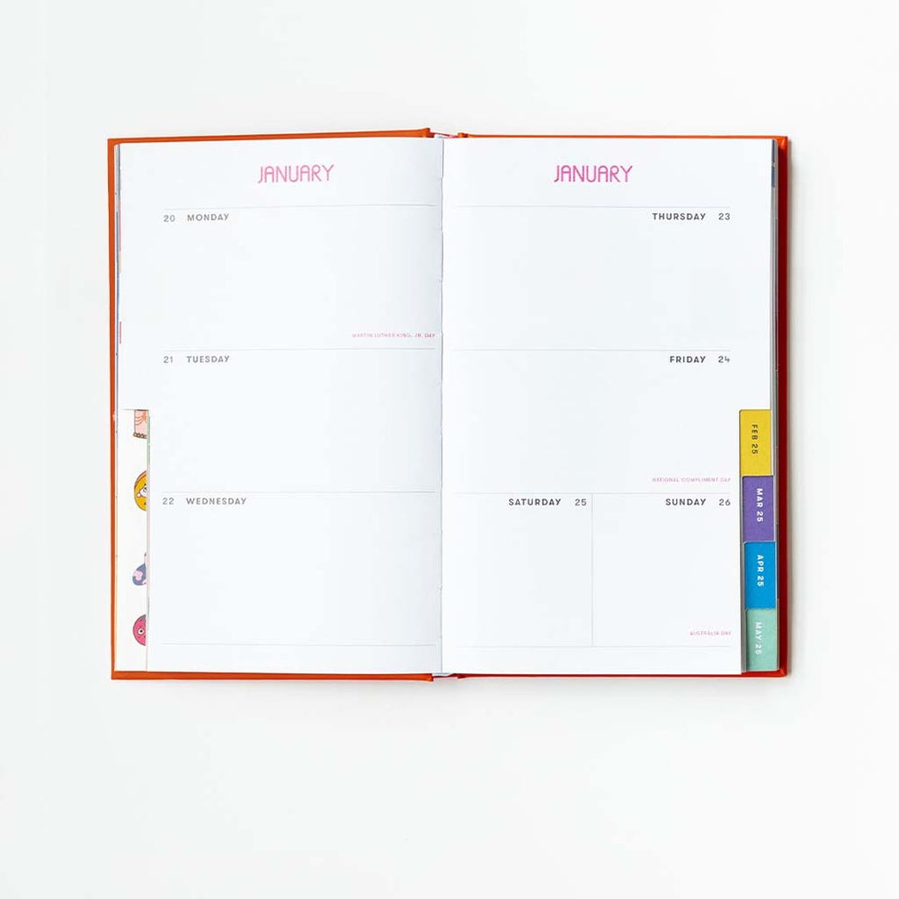 
                      
                        12-Month Annual Planner Classic 2025 - Colorblock
                      
                    