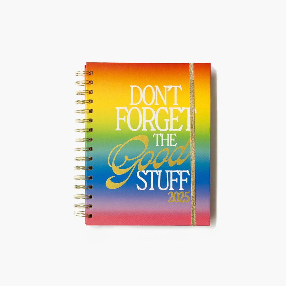 12-Month Annual Planner Medium 2025 - Don't Forget The Good Stuff