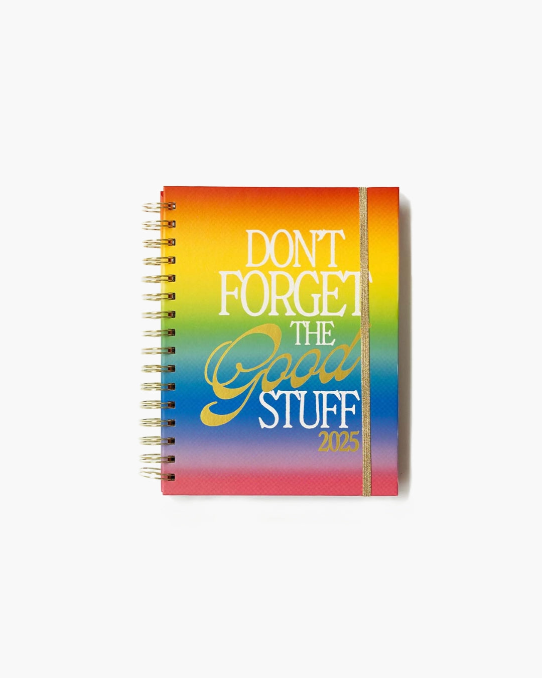 12-Month Annual Planner Medium 2025 - Don't Forget The Good Stuff