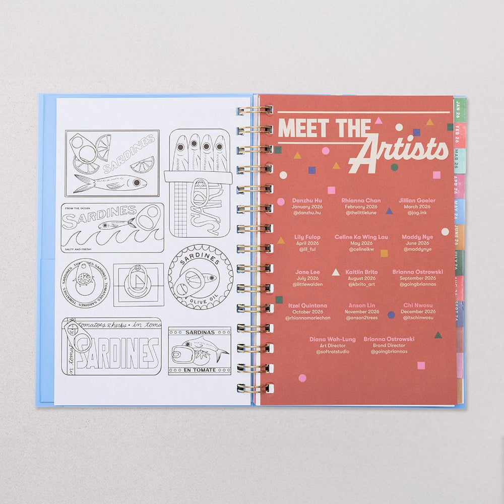
                      
                        12-Month Soft Cover Planner Medium 2026 - Let's Have Some Fun [PRE ORDER]
                      
                    