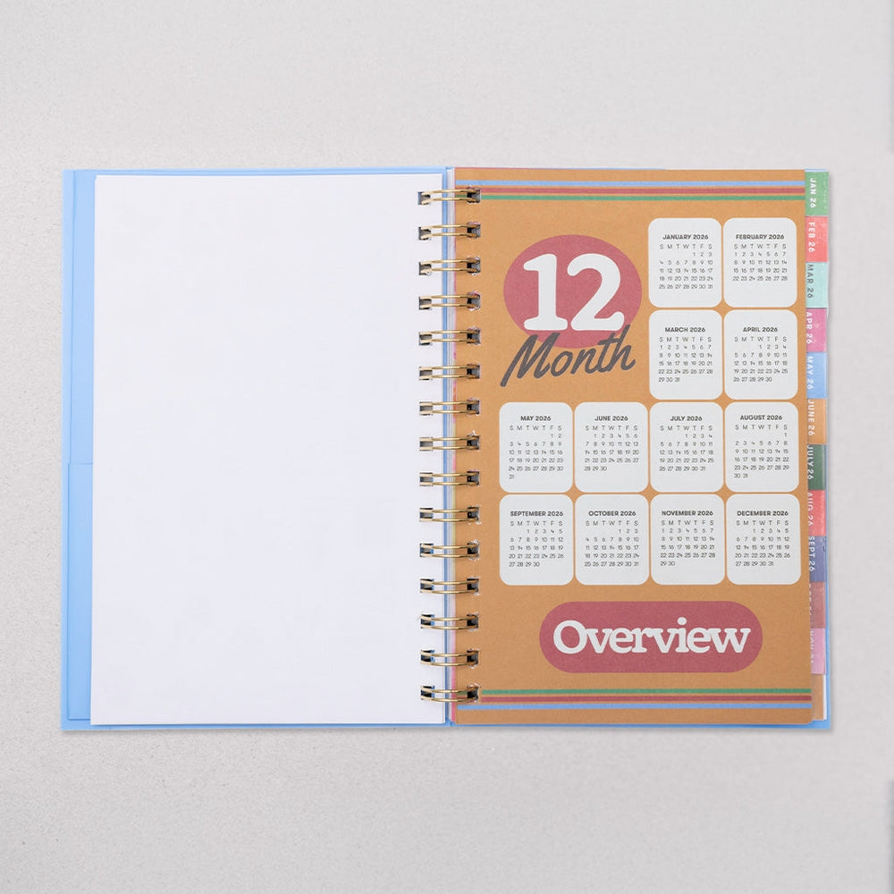 
                      
                        12-Month Soft Cover Planner Medium 2026 - Let's Have Some Fun [PRE ORDER]
                      
                    