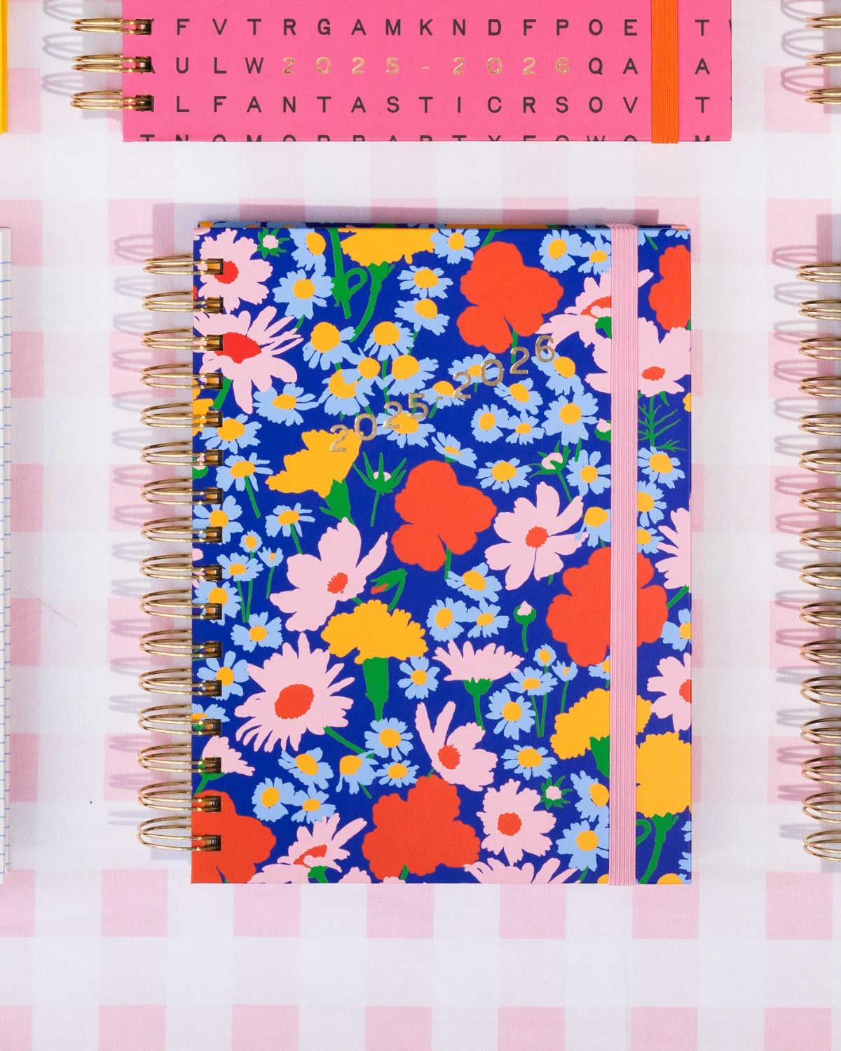 17-Month Planner [2025/2026] Medium - Blue Floral [PRE ORDER]