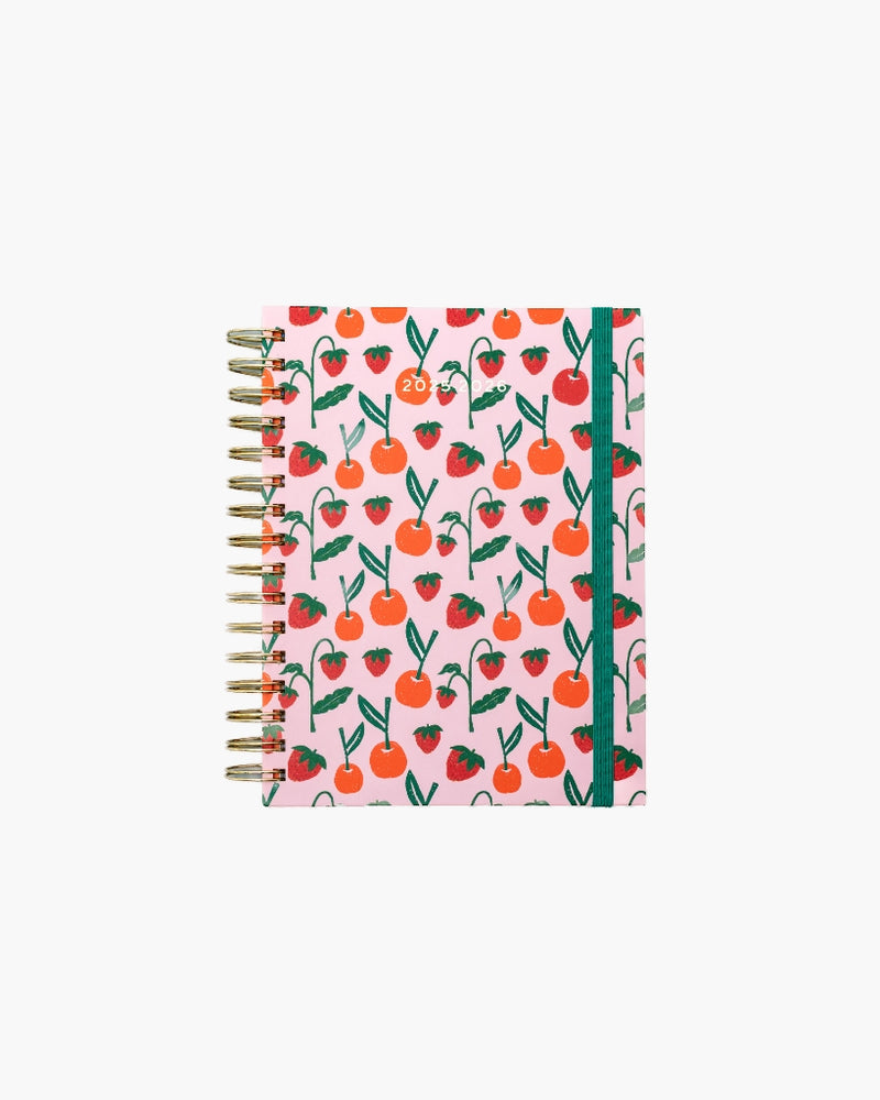 17-Month Planner [2025/2026] Medium - Strawberry [PRE ORDER]