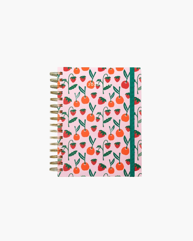 17-Month Planner [2025/2026] Medium - Strawberry [PRE ORDER]