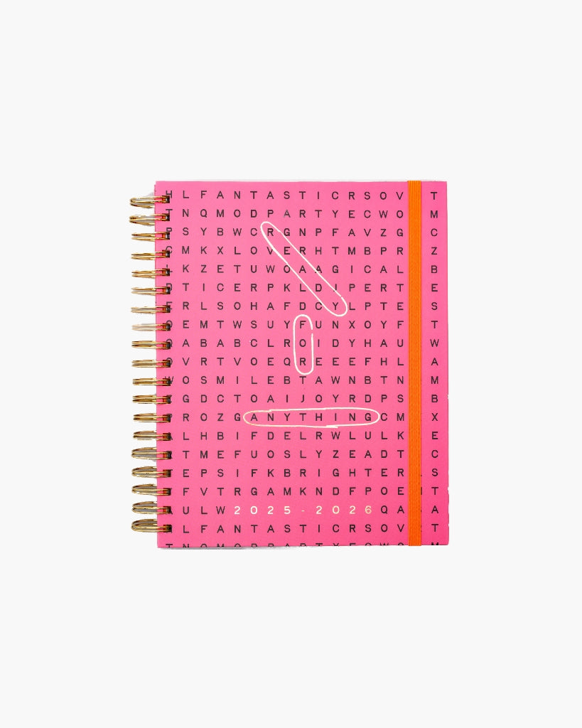 17-Month Planner [2025/2026] Large - Word Search [PRE ORDER]