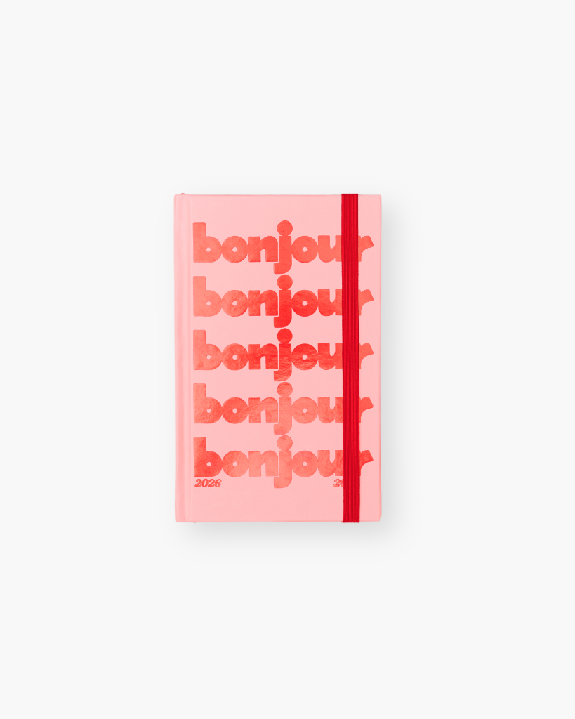 17-Month Planner [2026/2027] Classic - Bonjour Pink [PRE ORDER]