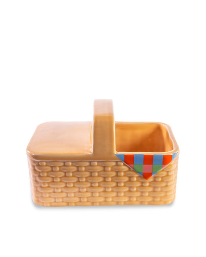 Ceramic Planter - Picnic Basket [PRE ORDER]