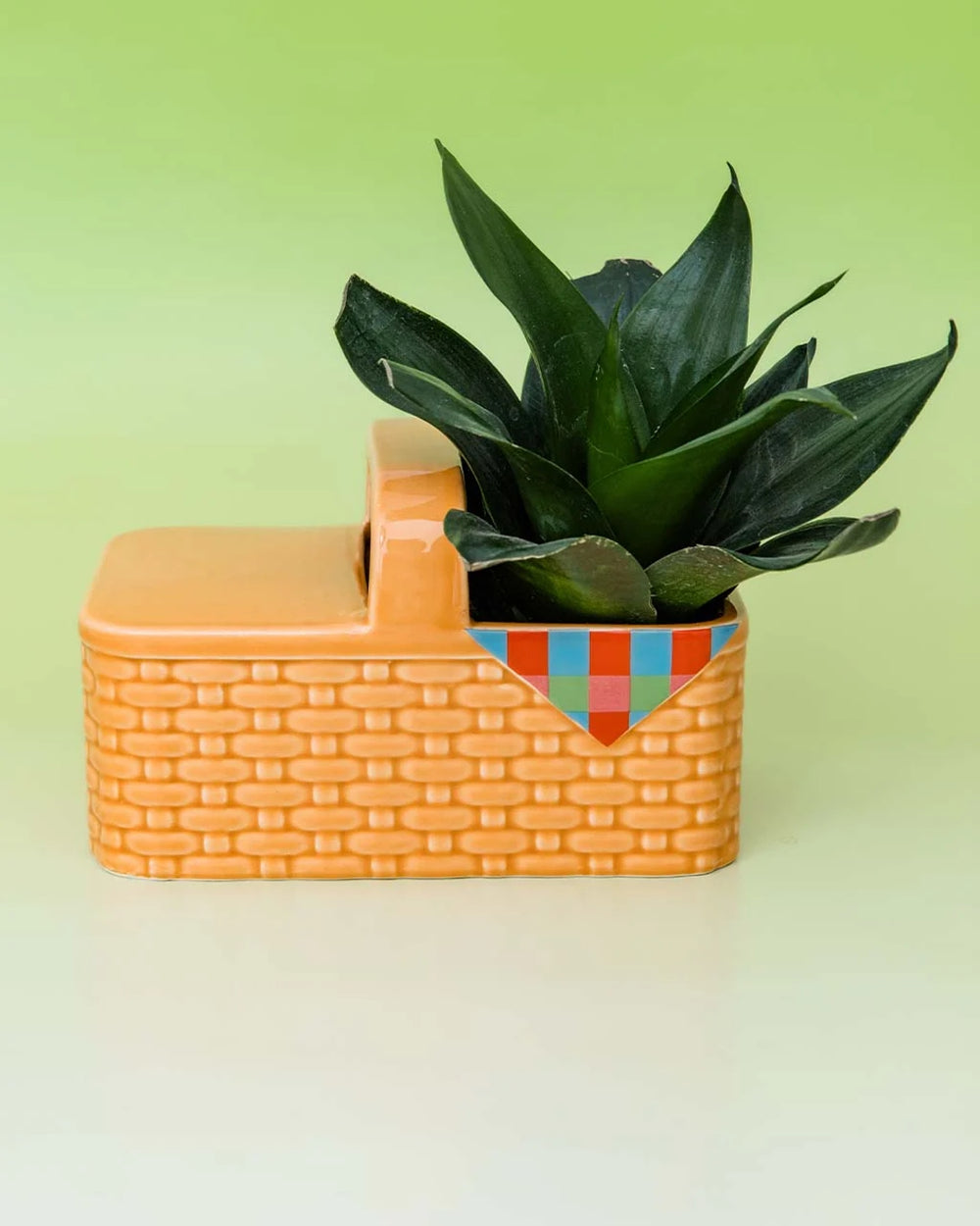 Ceramic Planter - Picnic Basket