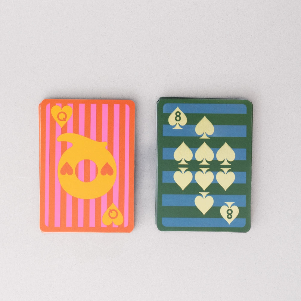 Game Night! Double Deck Playing Cards - Colorful Plaid [PRE ORDER]