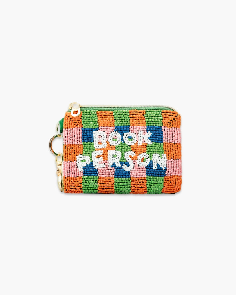 Beaded Pouch Bag - Book Person [PRE ORDER]