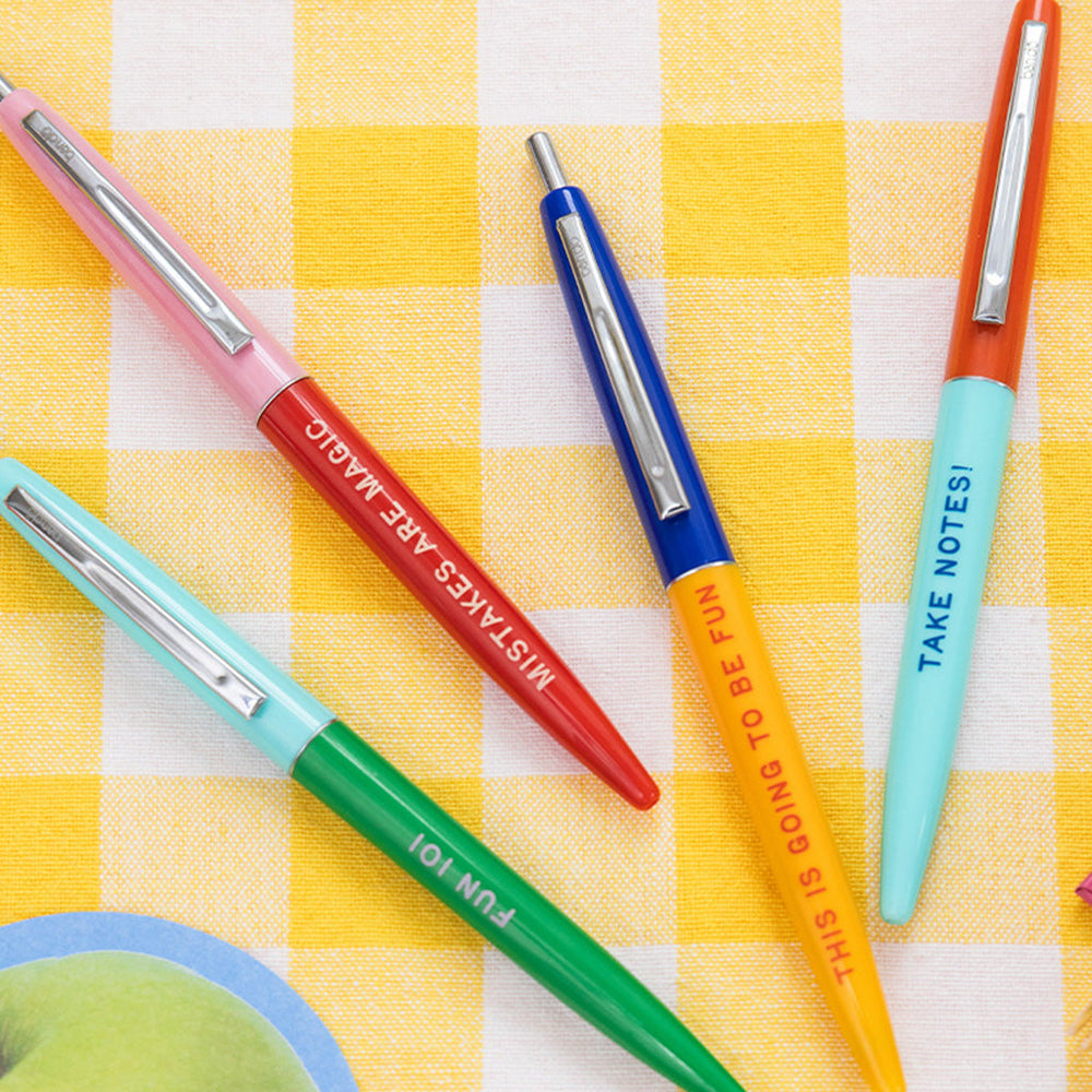 Retro Pen Set - This Is Going To Be Fun