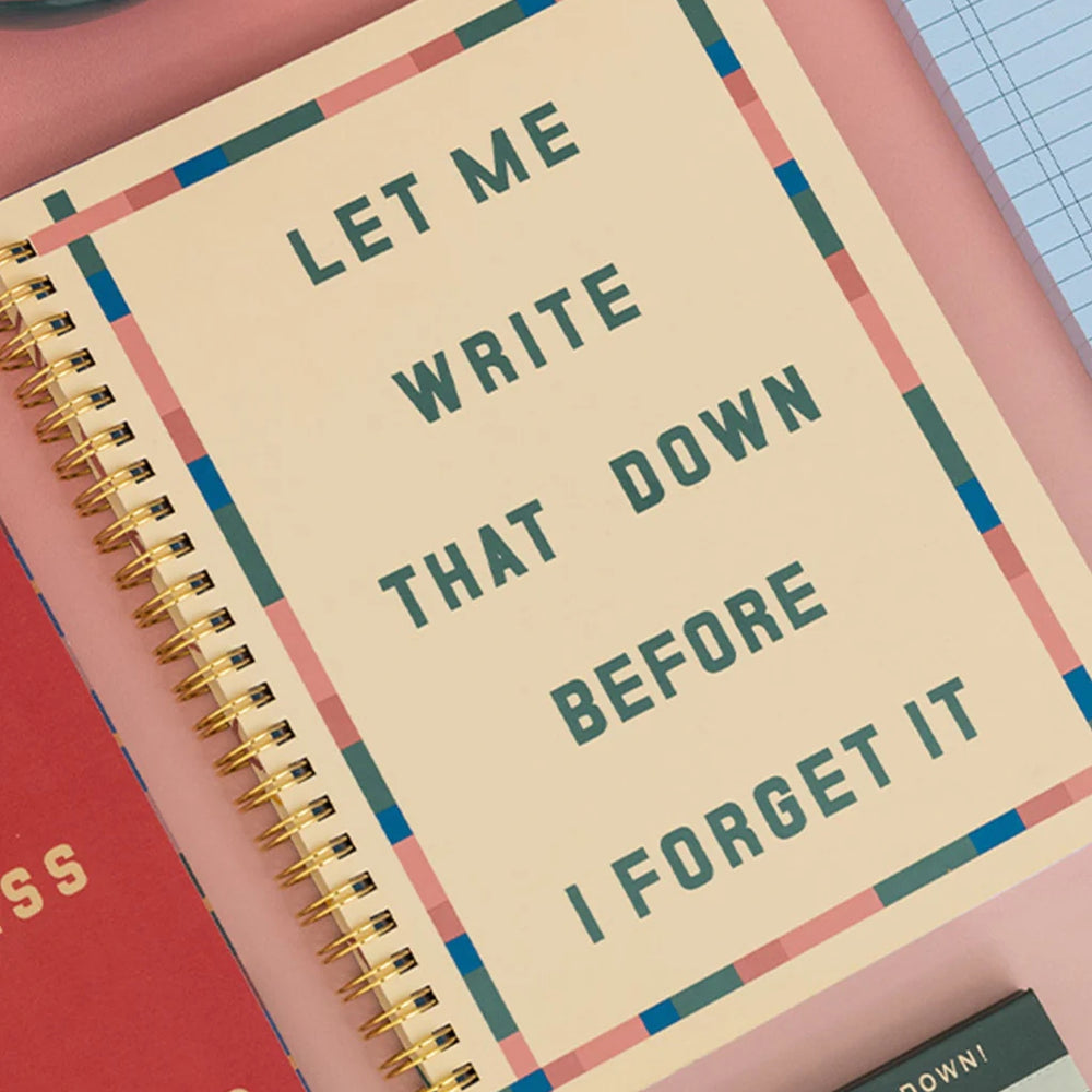 Rough Draft Mini Notebook - Let Me Write That Down Before I Forget [PRE ORDER]