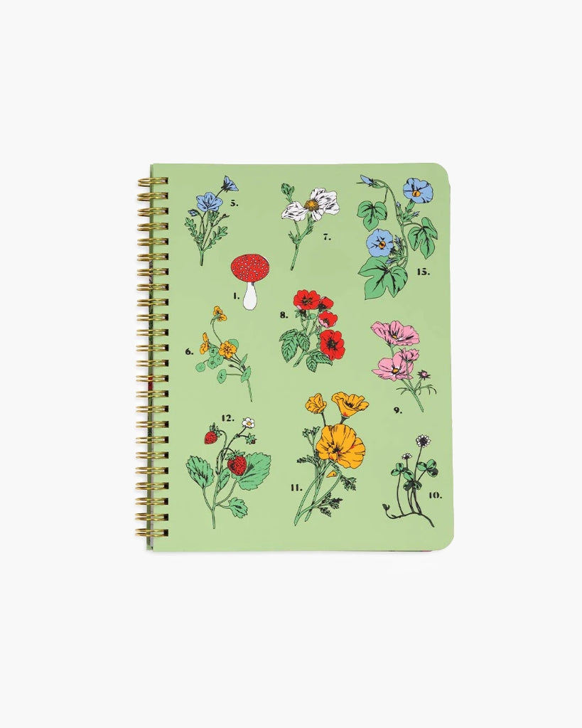 Rough Draft Mini Notebook - Botanical Green