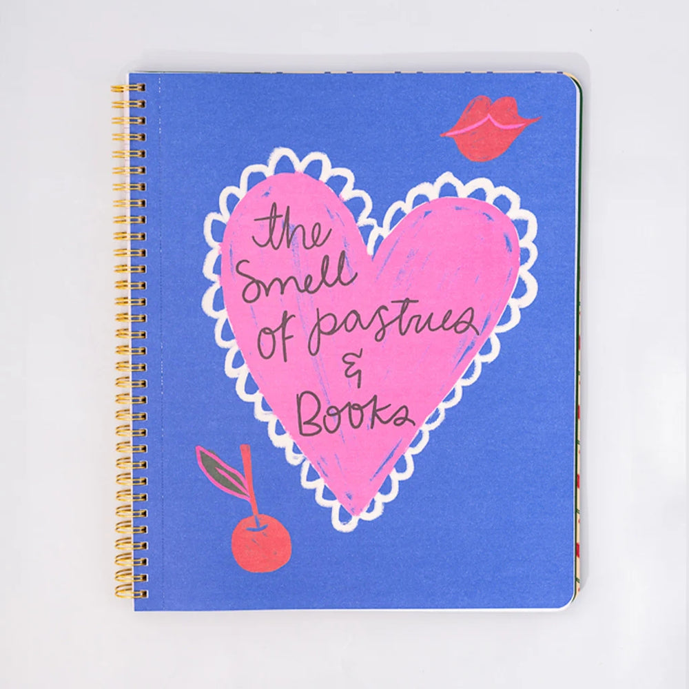 Rough Draft Large Notebook - Cherry Hearts [PRE ORDER]