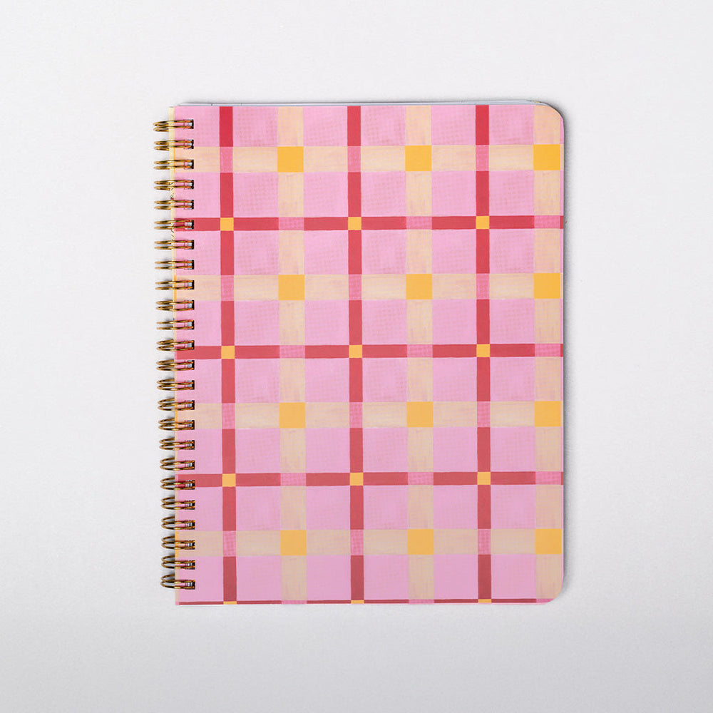 Rough Draft Mini Notebook - Pink Plaid [PRE ORDER]