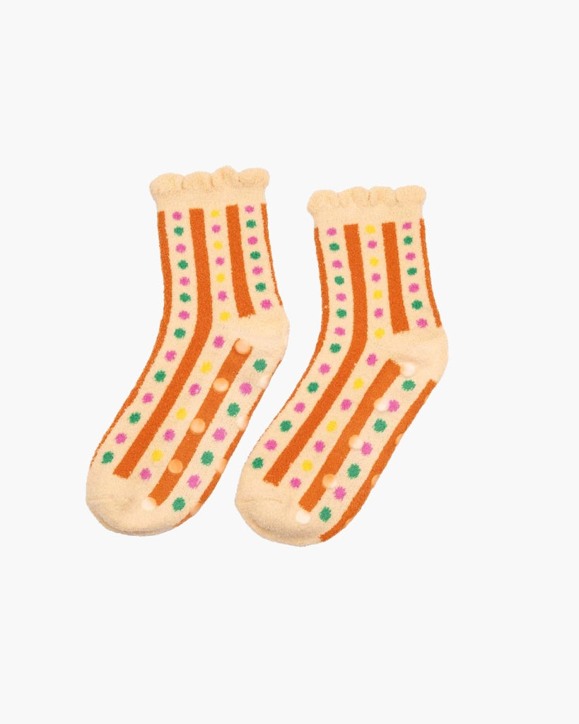 Cozy Grip Socks - Stripes and Dots [PRE ORDER]