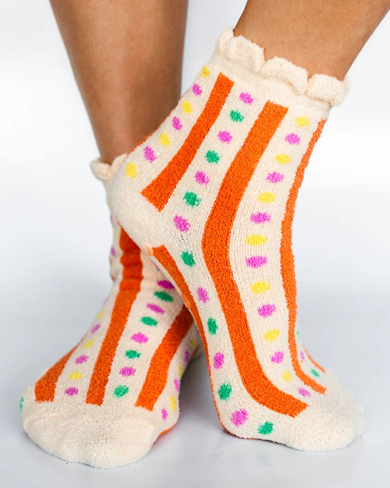 Cozy Grip Socks - Stripes and Dots [PRE ORDER]