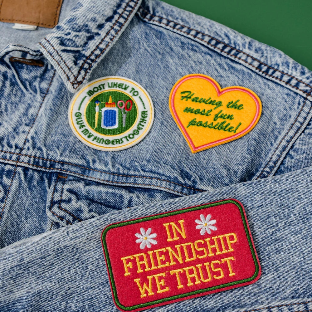 Embroidered Sticker Patches - In Friendship We Trust [PRE ORDER]