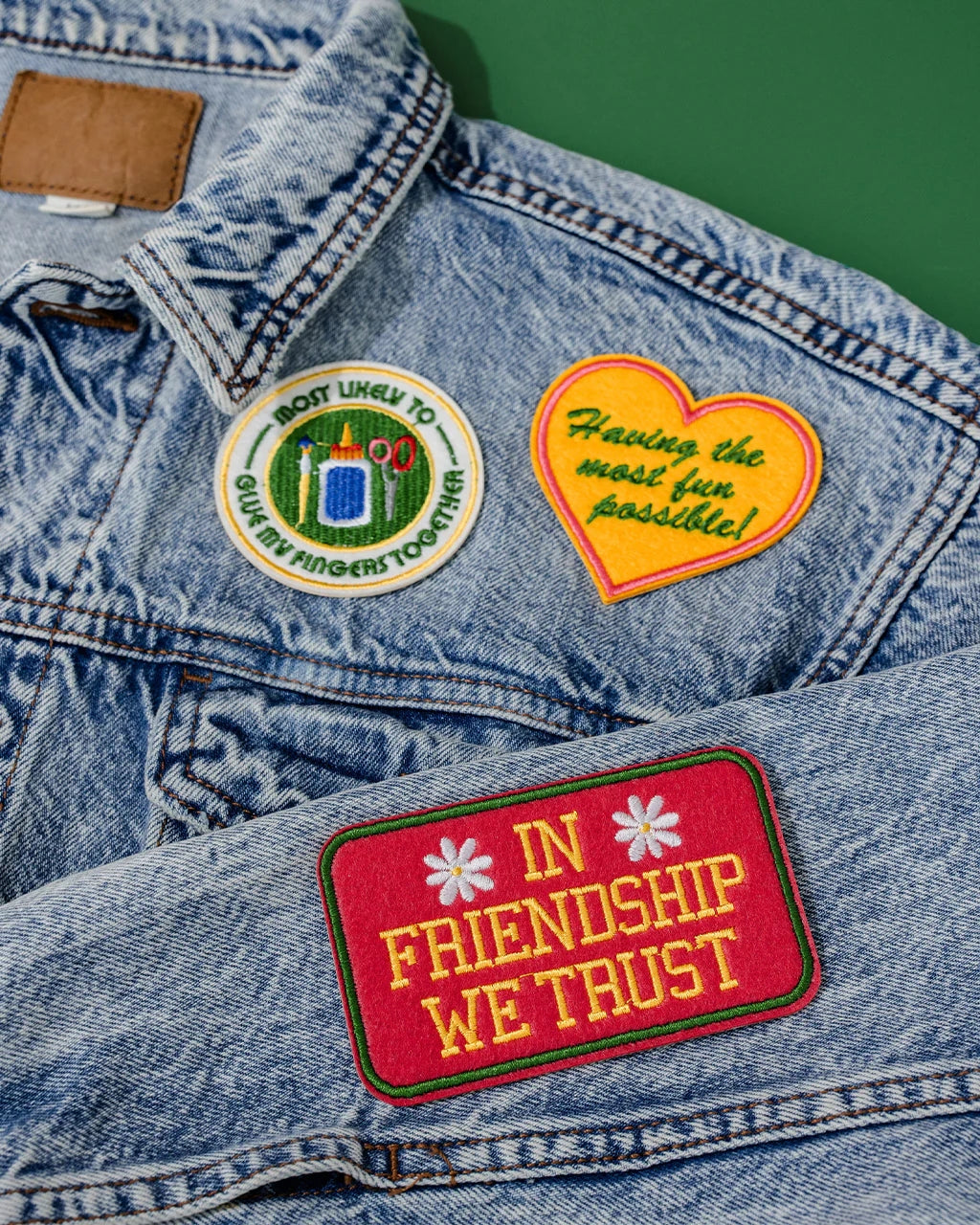 Embroidered Sticker Patches - In Friendship We Trust [PRE ORDER]