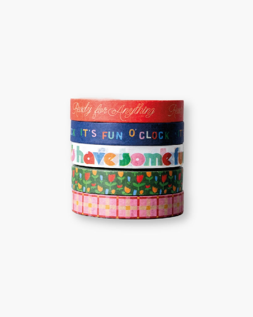 Stick With It Paper Tape Set - It's Fun O'Clock