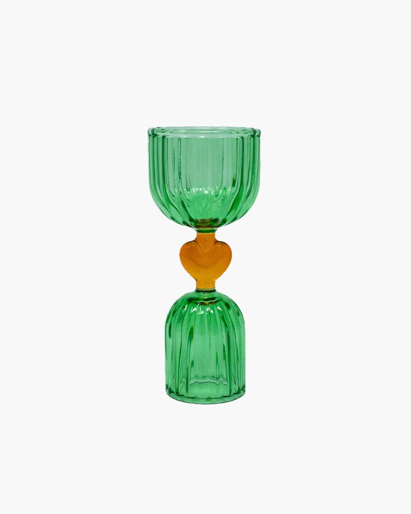 Double Shot Glass Tipsy Turvy - Green & Yellow [PRE ORDER]