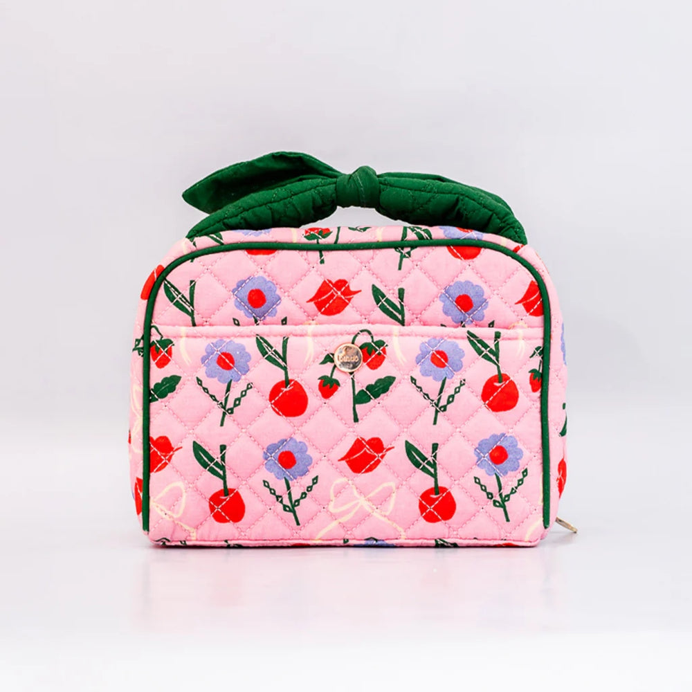 The Getaway Toiletry Bag - Cherry Lips