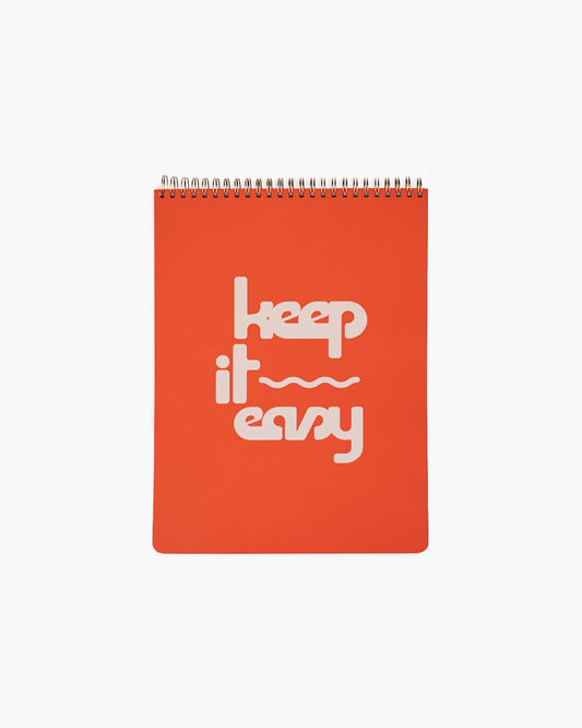 Rough Draft Top Spiral Notebook - Keep It Easy [PRE ORDER]
