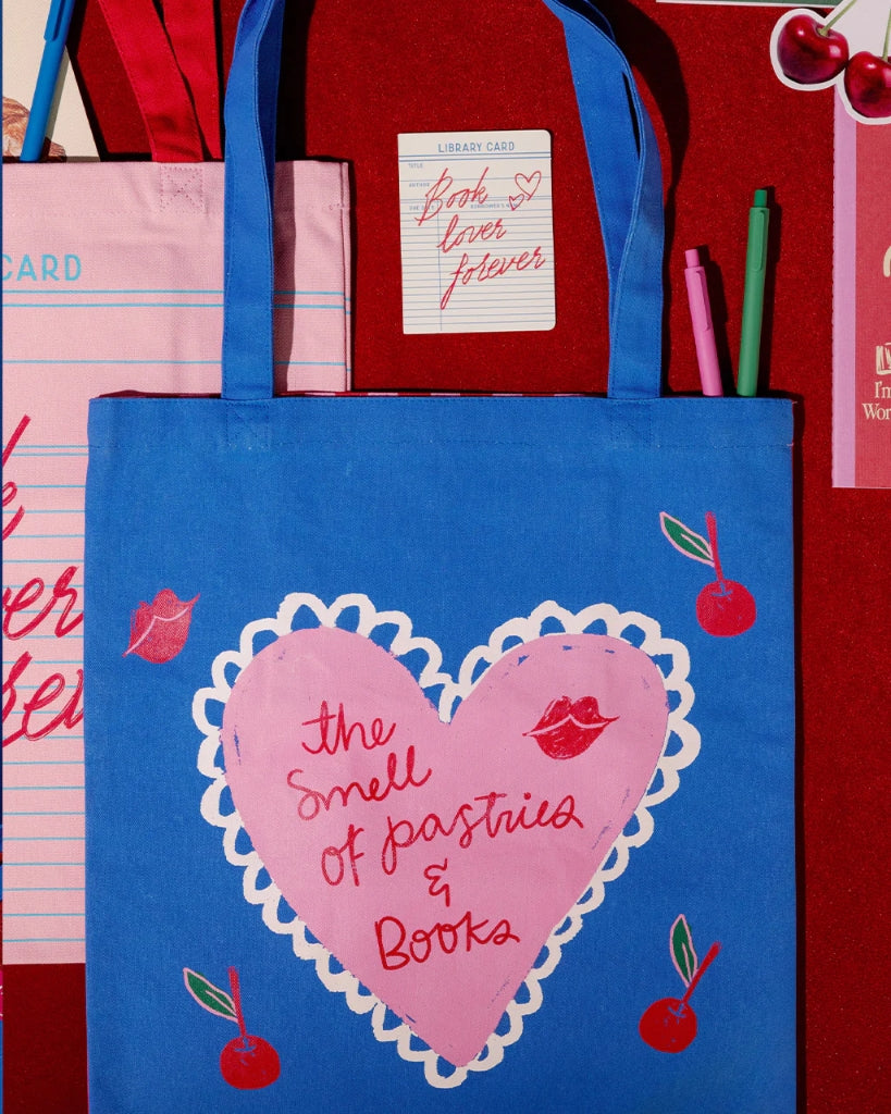 Canvas Tote Bag - Pastries And Books [PRE ORDER]
