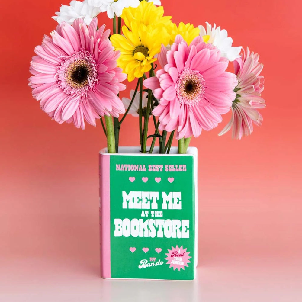 Flower Vase - Meet Me At The Bookstore