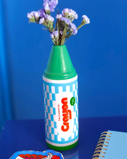 Flower Vase - Color Me Happy Crayon