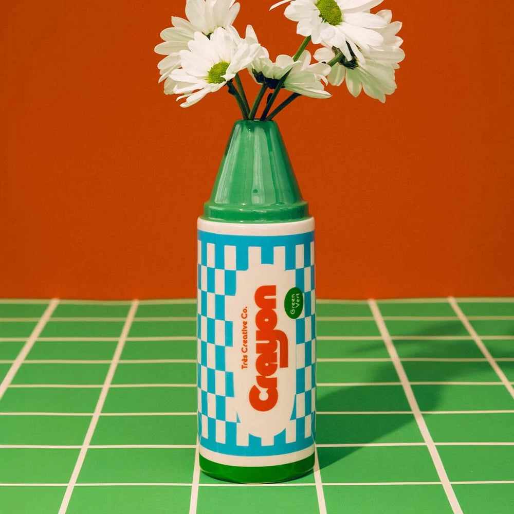 Flower Vase - Color Me Happy Crayon