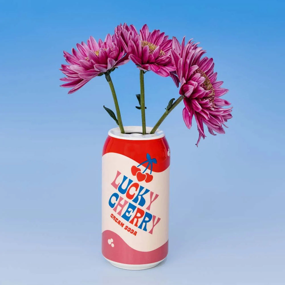 Flower Vase - Lucky Cherry Cream Soda