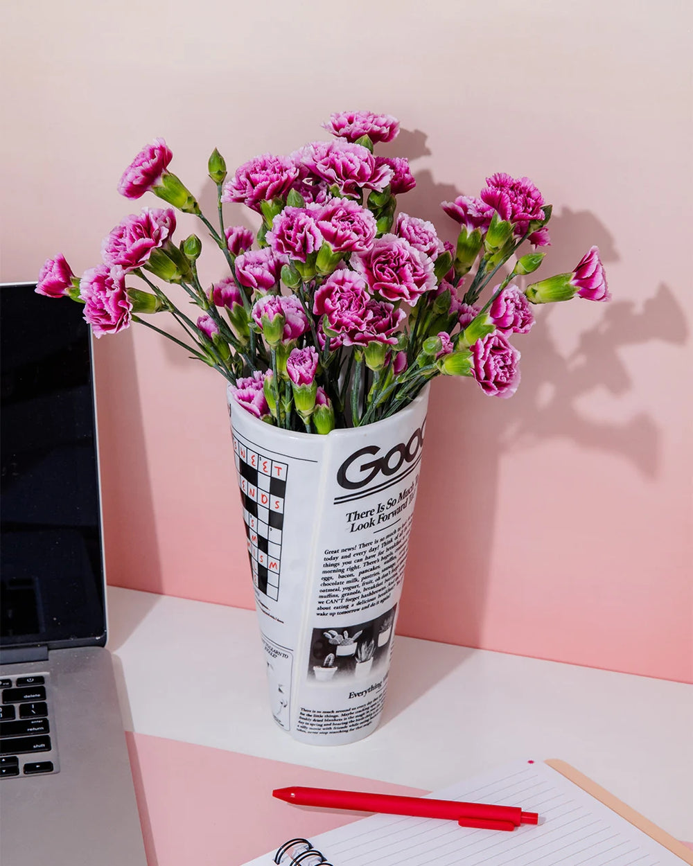 Flower Vase - Newspaper [PRE ORDER]