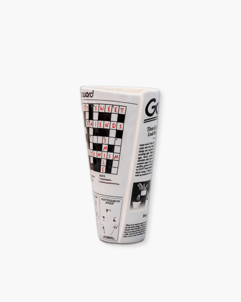 Flower Vase - Newspaper