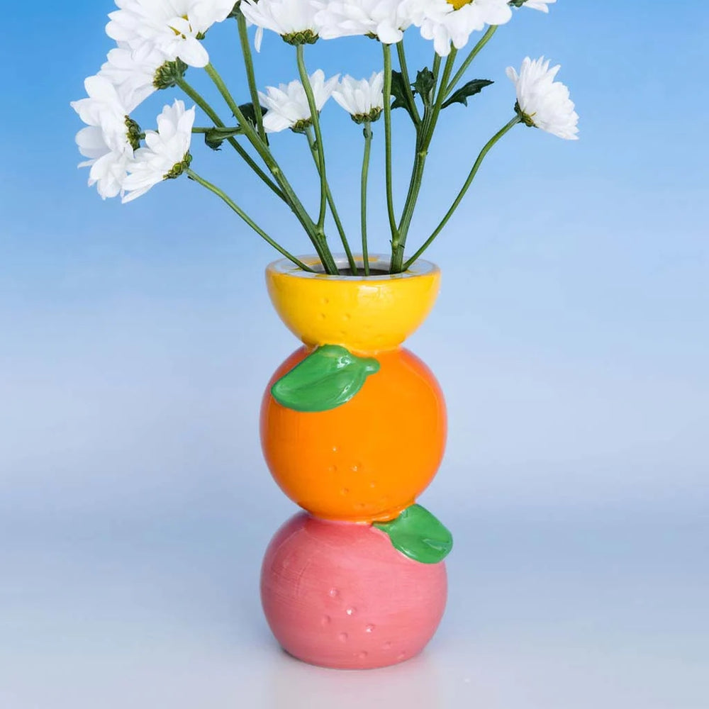 
                      
                        Flower Vase - Stacked Citrus
                      
                    