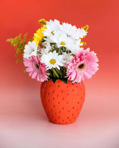 Flower Vase - Strawberry Field