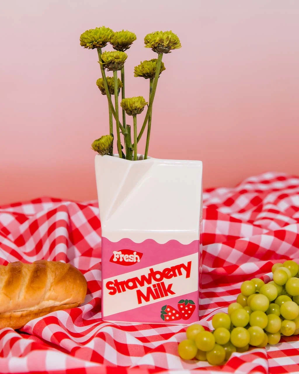 Flower Vase - Strawberry Milk [PRE ORDER]